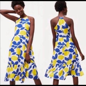 The Loft lemon dress